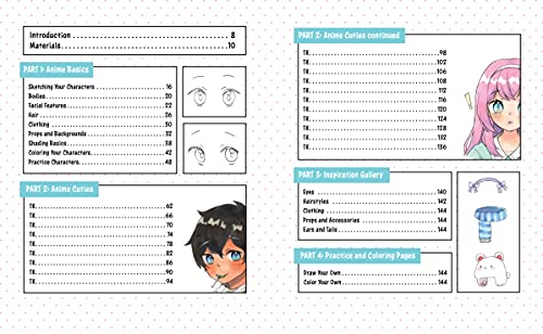 Anime Art Class: A Complete Course in Drawing Manga Cuties (Cute and Cuddly Art, 4) WoodArtSupply