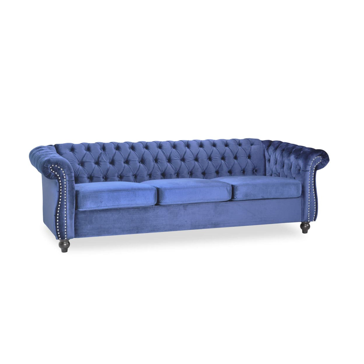 Christopher Knight Hom Norma Sofas, Midnight Blue, Dark Brown Christopher Knight Hom