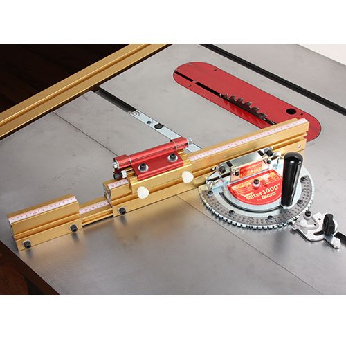 INCRA MITER1000SE Miter Gauge Special Edition With Telescoping Fence and Dual Flip Shop Stop INCRA