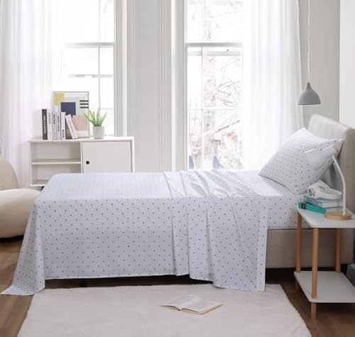 Poppy & Fritz - Full Sheets, Cotton Percale Bedding Set, Crisp & Cool, Ideal Bedding Set (Bumble Bees, Full) Poppy & Fritz
