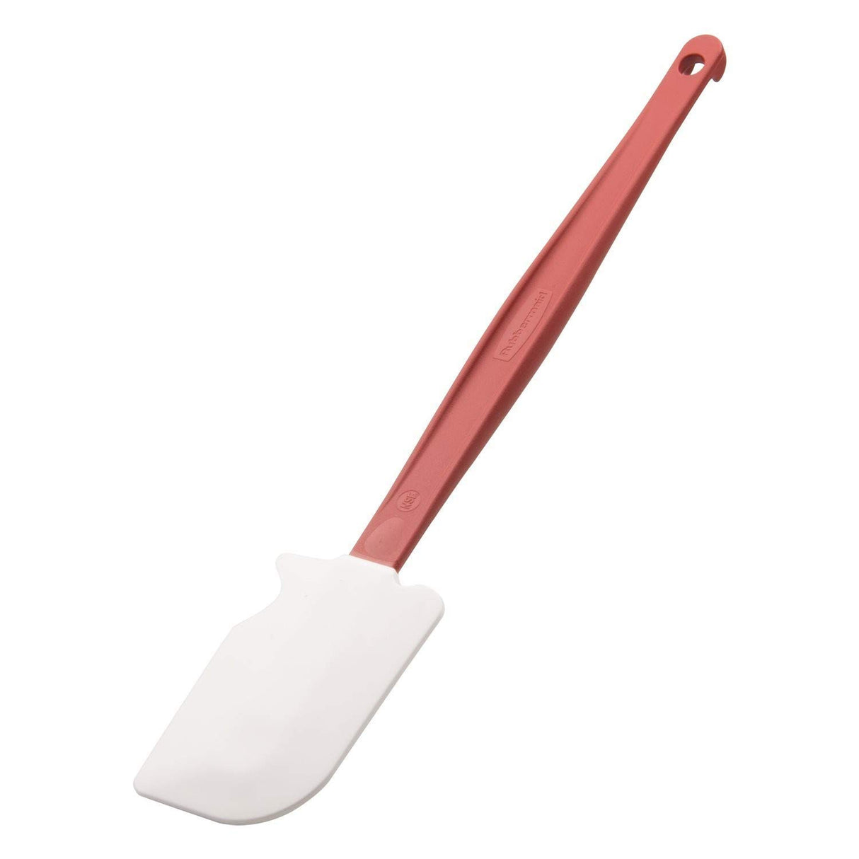 Rubbermaid Commercial Products High Heat Resistant Silicone Heavy Duty Spatula/Food Scraper, 13.5-Inch, 500 Degrees F, Red Handle, for Baking/Cooking/Mixing, Commercial Dishwasher Safe Rubbermaid Commercial Products