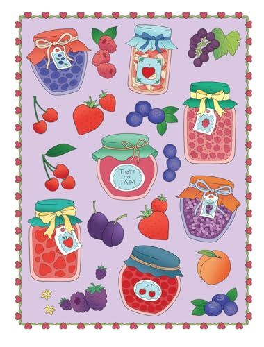 Creative Haven Happiness Is Homegrown: Fabulous Fruits & Vegetables Coloring Book; Produce from the Garden! (Adult Coloring Books: Food & Drink) Dover Publications