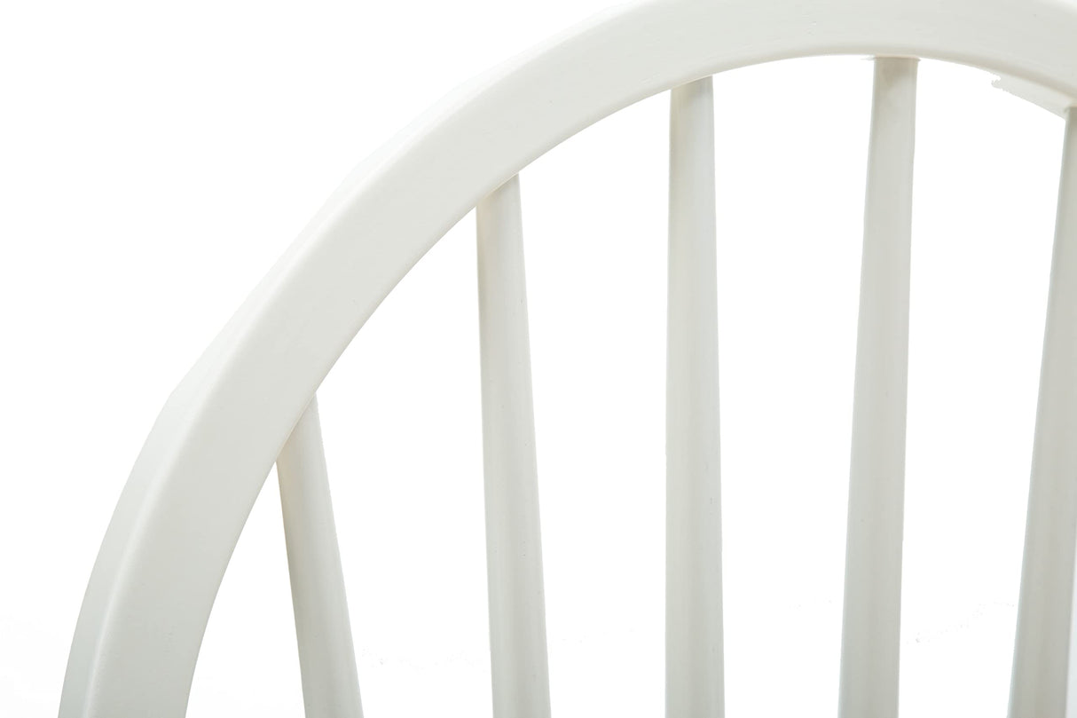 Boraam Farmhouse Dining Chairs, Set of 2-White/Natural Boraam