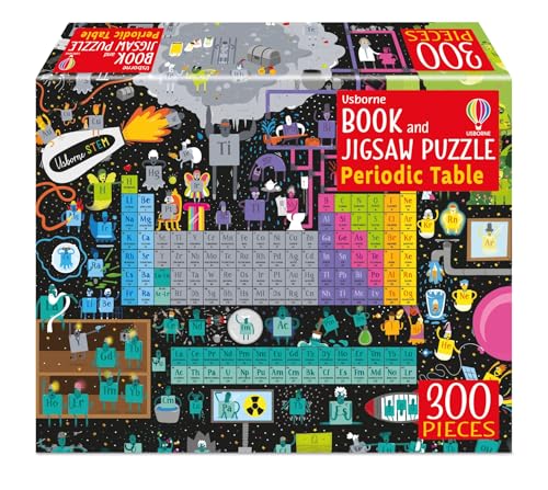 Usborne Book and Jigsaw Periodic Table Jigsaw: An Entertaining and Educational Exploration of the Universe's 118 Chemical Elements, with a 300-Piece Jigsaw and Online Activities for Enriched Learning Usborne