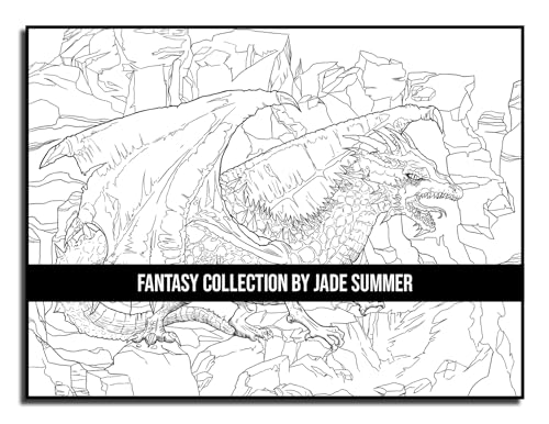 Fantasy Collection: An Adult Coloring Book with 100+ Incredible Coloring Pages of Mermaids, Fairies, Vampires, Dragons, and More! WoodArtSupply