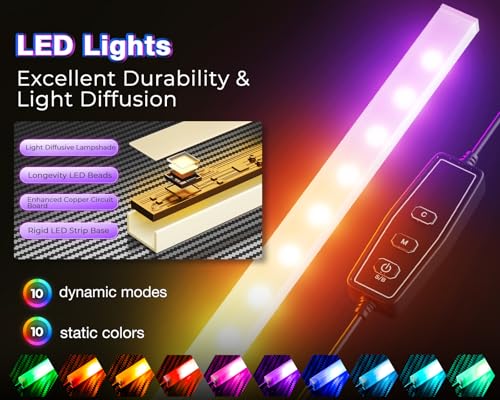 ODK 53" L Shaped Gaming Desk with Hutch & Headphone Hook, Corner Computer Table with Storage Shelves for Home Office, Black ODK