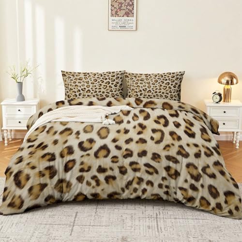 Single Bedding Set 3 Pieces with Minimalist Art Modern 1 Printed Zipper Closure Duvet Cover with 2 Pillow Shams, Ultra Soft Brushed Microfiber Multicolor for Kids Girls Generic