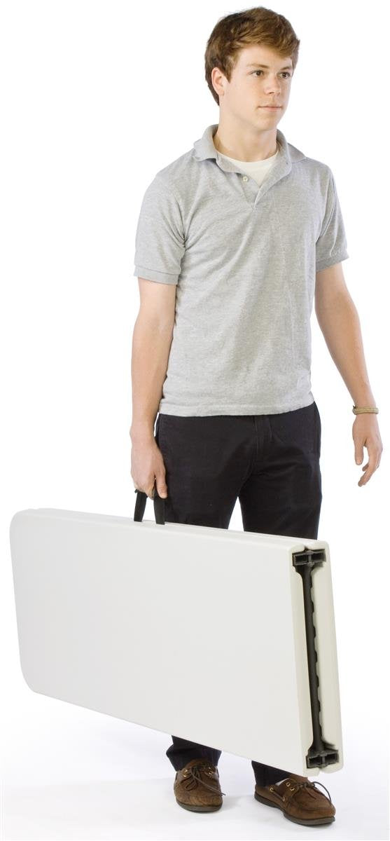 Adjustable-Height Folding Tables are Portable and Can Be Adjusted to 3 Separate Heights Displays2go