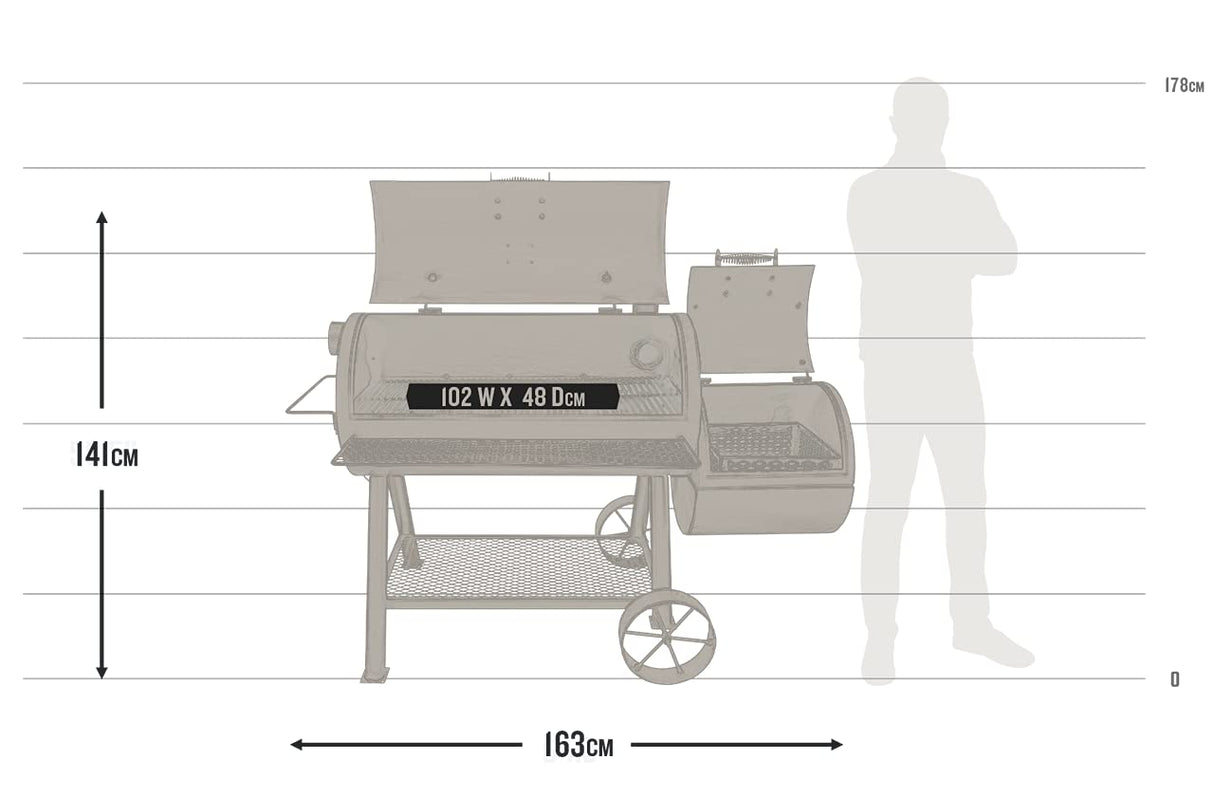 Oklahoma Joe's Longhorn Reverse Flow Offset Smoker - 17202053 oklahomajoes