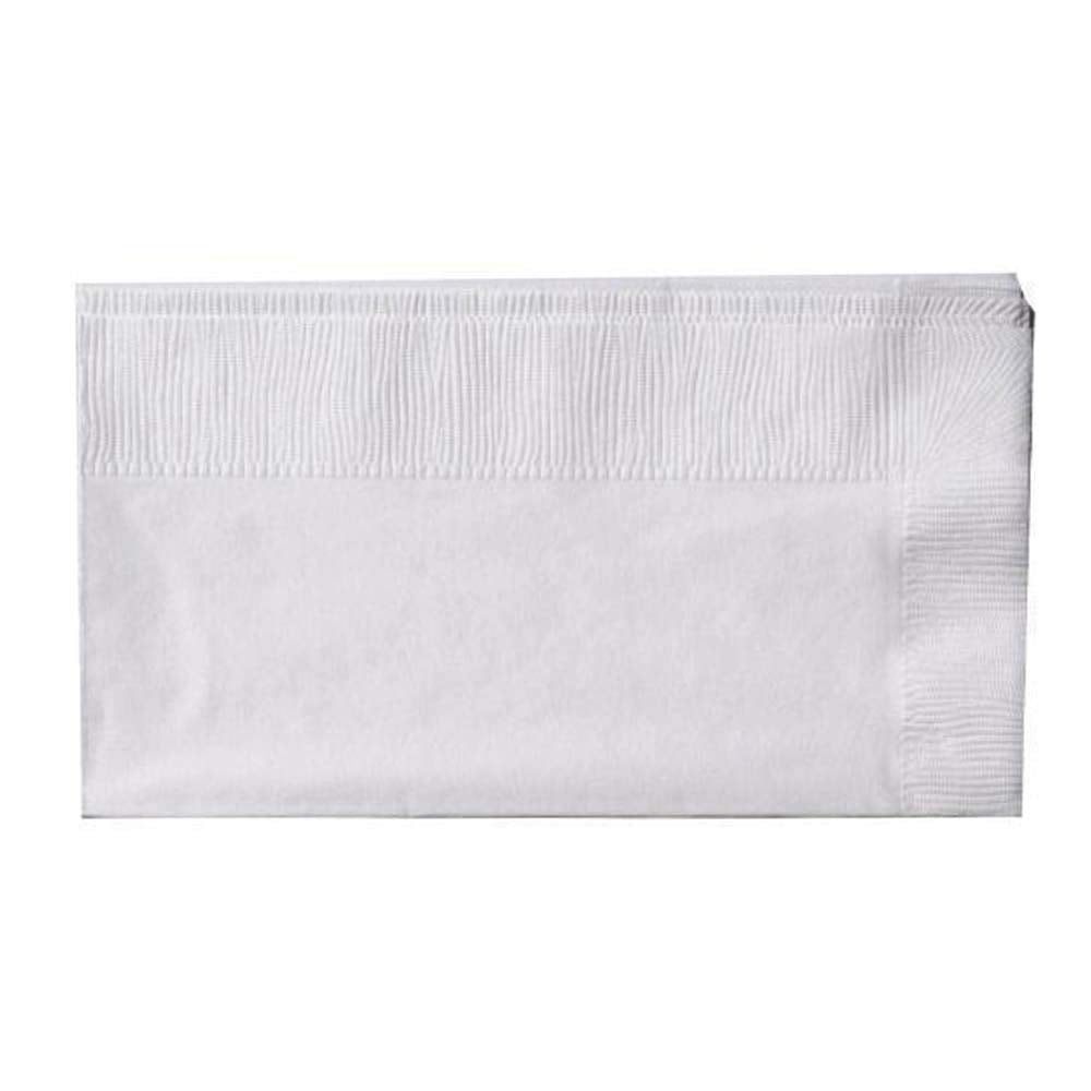 Bell Marque White Dinner Napkin-300 2-Ply White Dinner Napkins, 0.1" Height, 17" width, 15" Length (Pack of 300) Perfect Stix