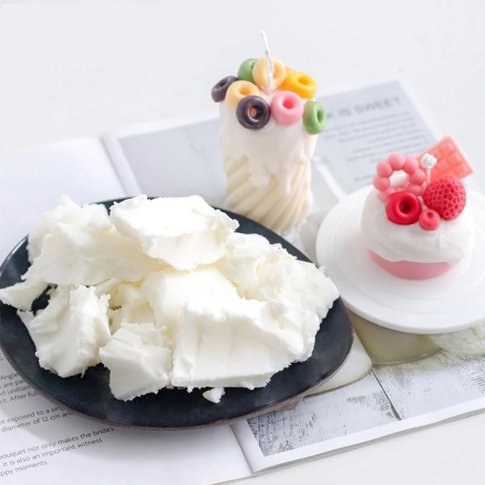 TooGet Natural Coconut Wax 2 lb - DIY Handmade Scented Candle Making Supplies Pure White Coconut Wax, Melting Point 41°/106°F TooGet