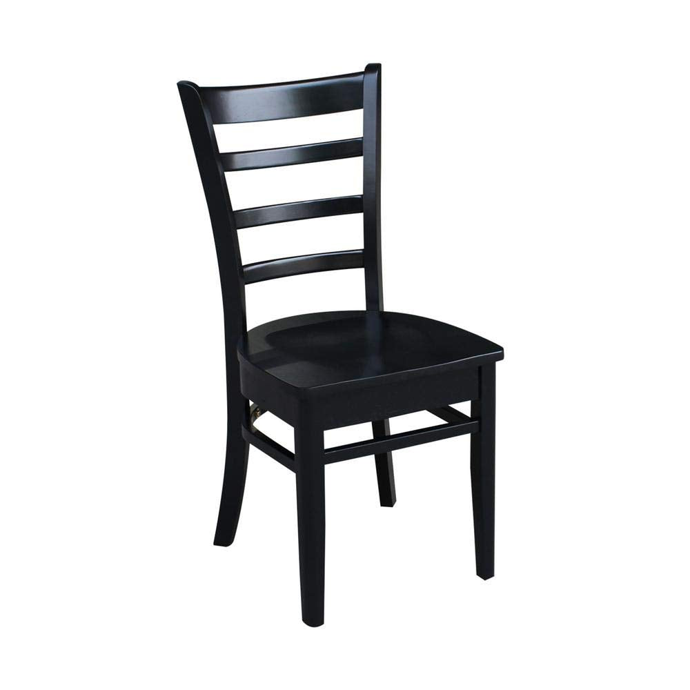 International Concepts Emily Chair Black IC International Concepts