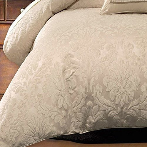 Royal Hotel Bedding 8 Piece King/Cal-King Sara Jacquard Comforter Set Including Down-Alterntive Comforter Royal Hotel Bedding