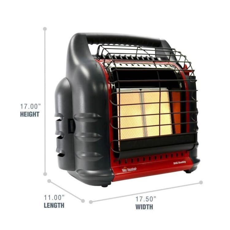 Mr. Heater 18,000 BTU Portable Propane Big Buddy Heater - Mass and CA Version Mr. Heater