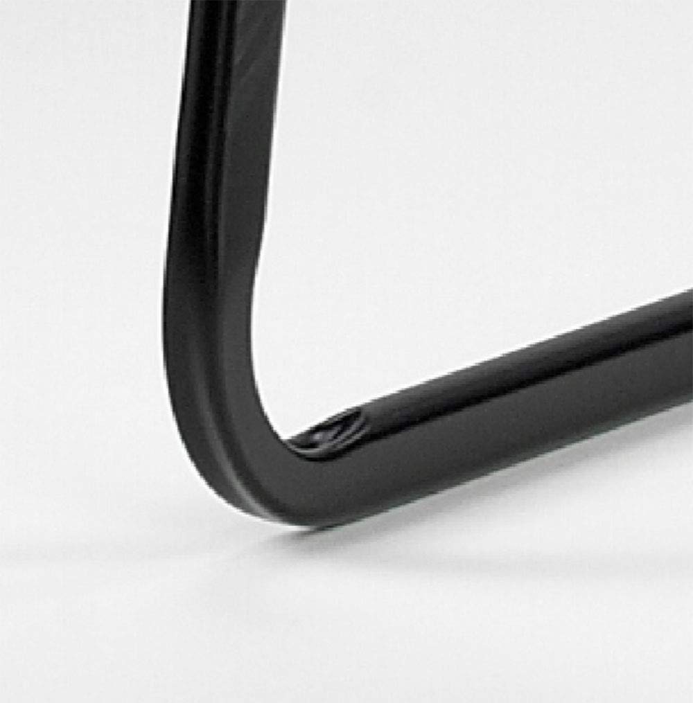 GENMO Floor-Standing Magazine Rack - Display & Store Newspapers, Magazines & Books - Simple Iron (Black) GENMO