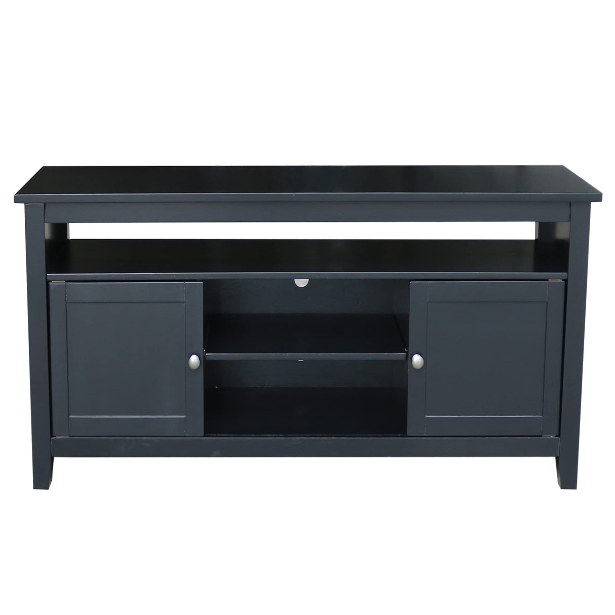 IC International Concepts Entertainment/TV Stand, Black IC International Concepts