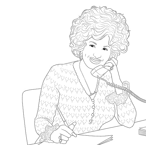 Be a Diamond: Decades of Dolly Parton's Style (An Unofficial Coloring Book) (Dover Adult Coloring Books) WoodArtSupply