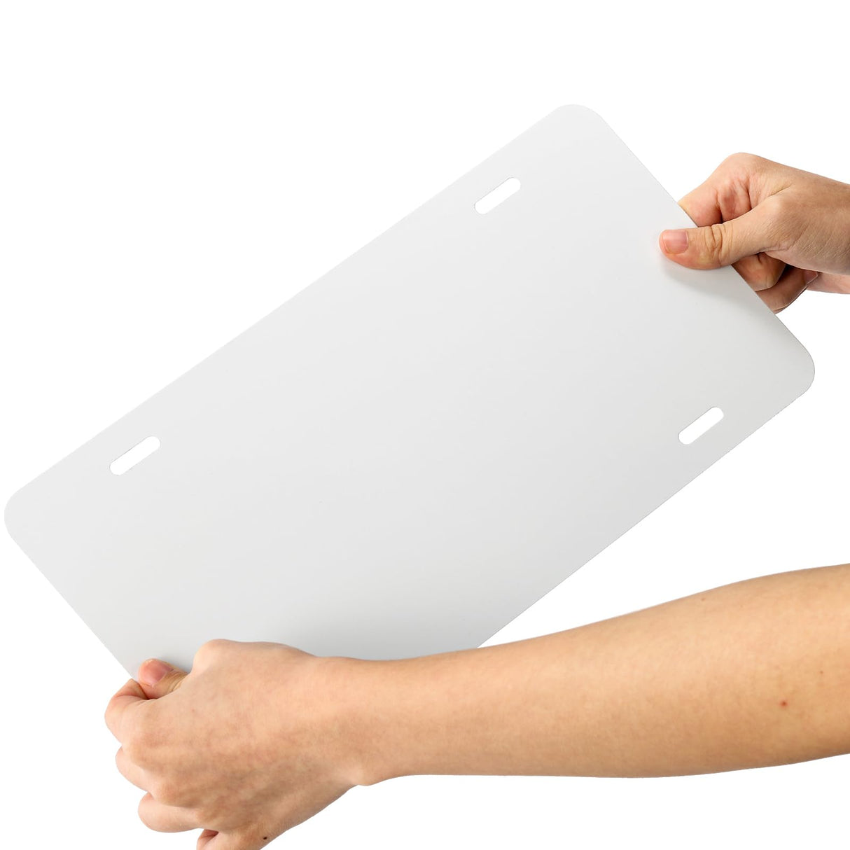 Nicunom 15 Pack Sublimation License Plate Blanks, Metal Aluminum License Plate Tag, Sublimation Car Tag, Automotive License Plates for DIY Picture Custom Design Nicunom