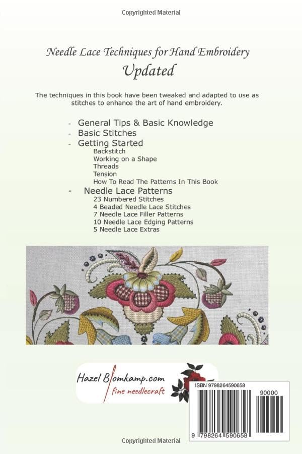 Needle Lace Techniques for Hand Embroidery Updated WoodArtSupply