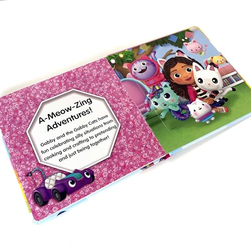 Gabby's Dollhouse My First Puzzle Book - Jigsaw Puzzles for kids, 10-page board book, 5 puzzles to enjoy Phidal