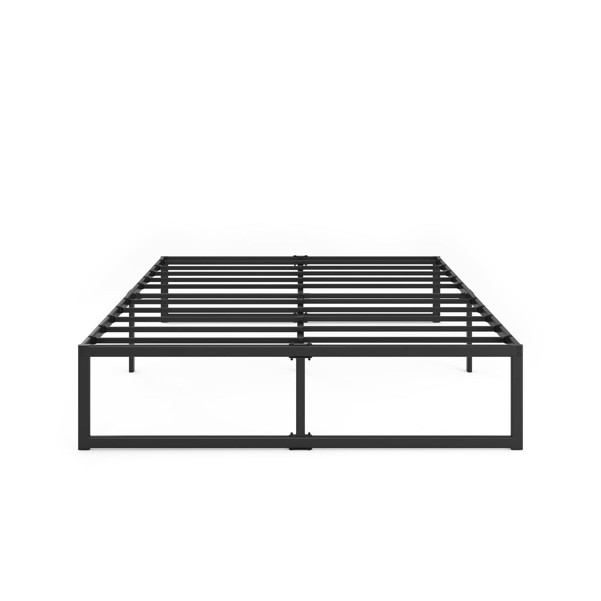 Zinus ABEL 14 Inch Platform Bed Frame, Steel Slat Support, Easy Assembly, No Box Spring Needed, Eco Friendly WonderBox(TM) Packaging, Black, King Zinus