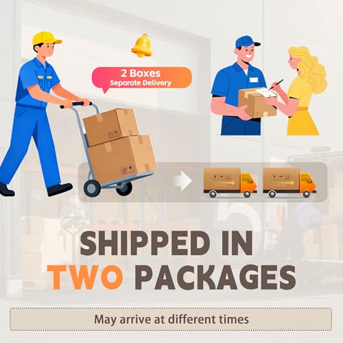 Furmax Fireplace Corner TV Stand for Up to 55 Inch, Modern Console with 18 Inch Electric Fireplace, Entertainment Center with Open Shelf and Storage Cabinets for Living Room (LED Antique White) Furmax