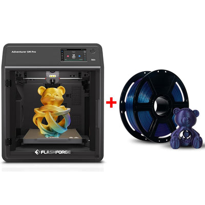 (HS Nebula Purple) Bundle FLASHFORGE Adventurer 5M Pro 3D Printer and FLASHFORGE Nebula Purple High Speed PLA Filament