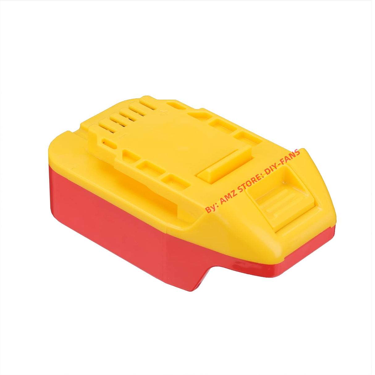 Adapter# Compatible with Porter Cable/Black+Decker 20v (NOT Old 18v) Slider Lithium Batteries Fits DeWalt 20v MAX XR Cordless Tools (US Stock) - Adapter Only - WoodArtSupply