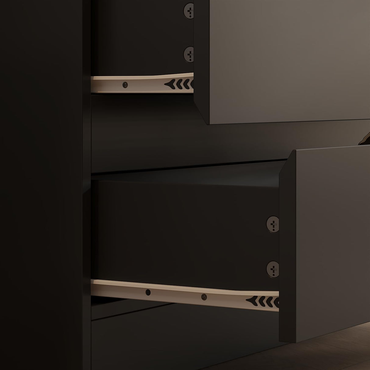 WOODTIME 78.7" H Display Storage Cabinet with Tempered Glass Doors & 3-Color Light, Wooden Curio Cabinet Bookcase Bookshelf with 4-Tier Shelves & 2 Drawers for Home Office Living Room Salon, Black WOODTIME