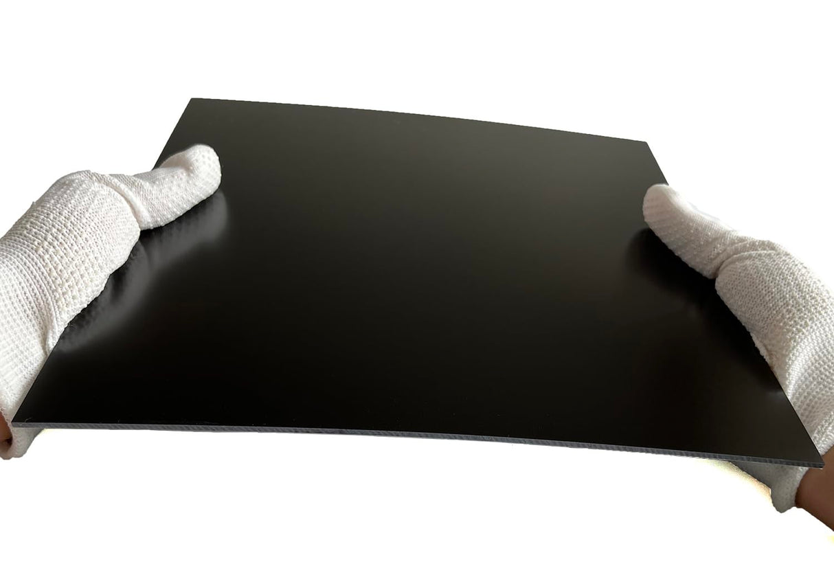 G10 Fiberglass Garolite 3D Printer Build Surface Plate Semi-Flexible Sheet 235mm/9.25"(Black Color),200/220/250/257/310/400mm Available cncarbonfiber