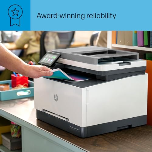 HP Color Laserjet Pro MFP 3301sdw Wireless All-in-One Color Laser Printer, Scanner, Copier, Best-for-Office (499Q3F) HP