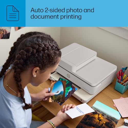 HP Envy 6555e Wireless All-in-One Color Inkjet Printer, Print, scan, Copy, Duplex Printing Best-for-Home, 3 Months of Instant Ink Included (714N5A) HP