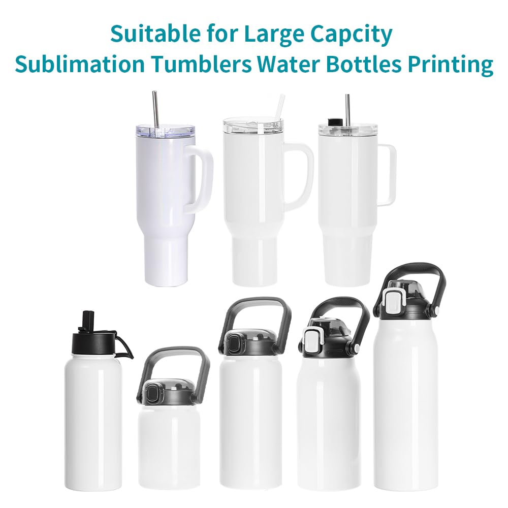 PYD Life 40 OZ Tumbler Heat Press Attachment with 5 Pin for 40 OZ Sublimation Tumblers Top Straight Area,Suitable for Max Tumbler Heat Press PYD Life