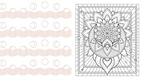 Moon Magic Coloring Book: Tap Into Your Mystical Potential (Chartwell Coloring Books) WoodArtSupply