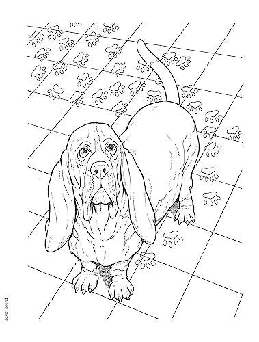Creative Haven The Dog Lovers' Coloring Book (Adult Coloring Books: Pets) WoodArtSupply