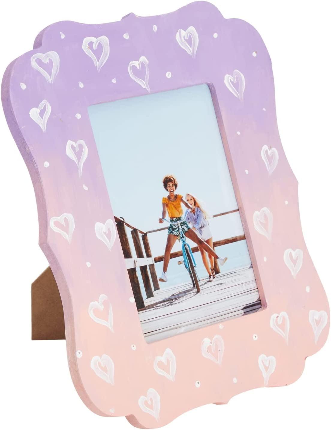 6-Pack Unfinished Wood Picture Frames, Holds 4X6" Photos Wooden Photo Frame DIY Crafts WoodArtSupply