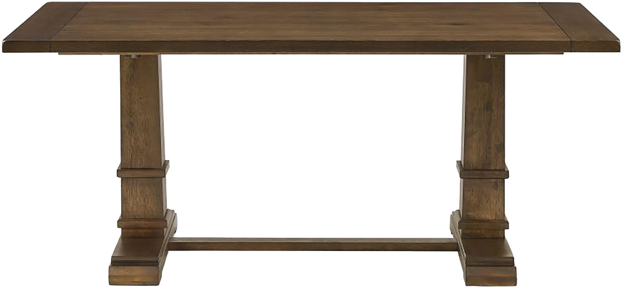 Crosley Furniture Joanna Modern Farmhouse Wood Dining Table, Dark Oak Crosley Furniture