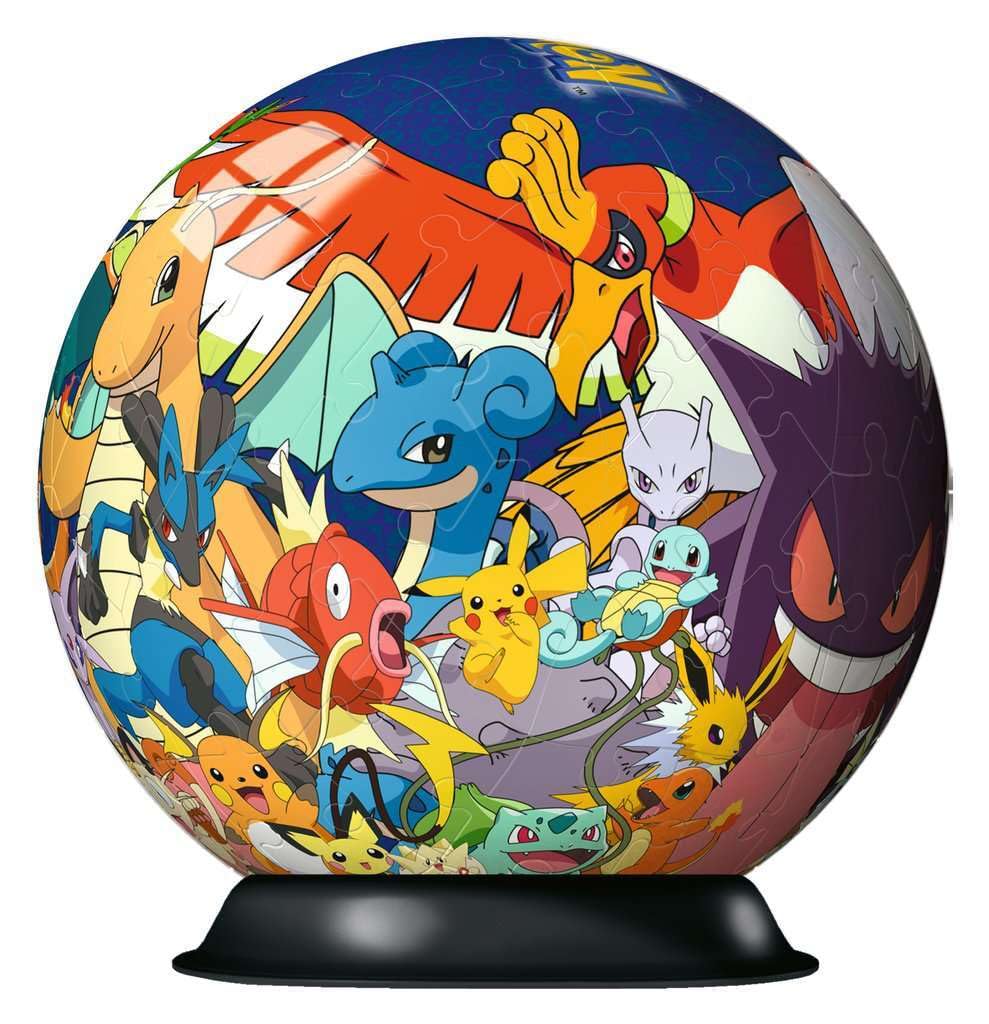 Ravensburger Pokemon 3D Jigsaw Puzzle Ball for Kids Age 6 Years Up - 72 Pieces - No Glue Required - Gifts for Boys and Girls Ravensburger
