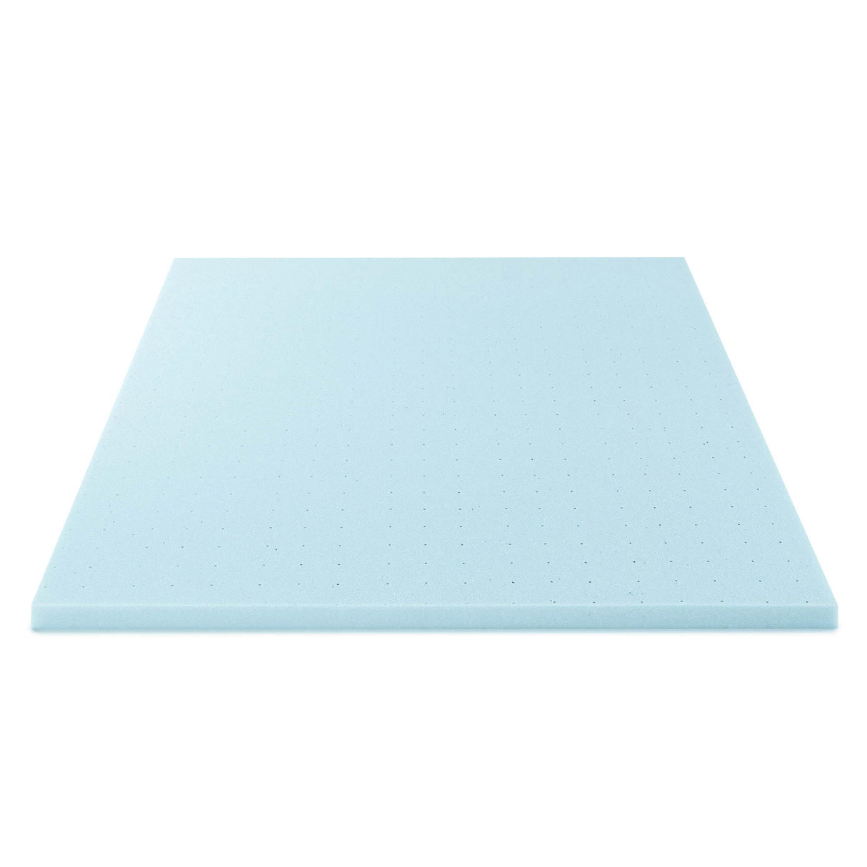 Best Price Mattress 2-inch Ventilated Gel Memory Foam Topper - Full, Dorm Essentials, Blue Best Price Mattress