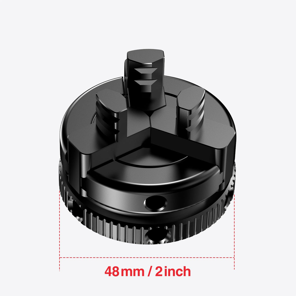 ArtyMaster 2 inch Mini 3-Jaw Self-center woodworking chuck. M18X1.5mm Thread and 0.4 inch connector Mini lathe Chuck ARTYMASTER