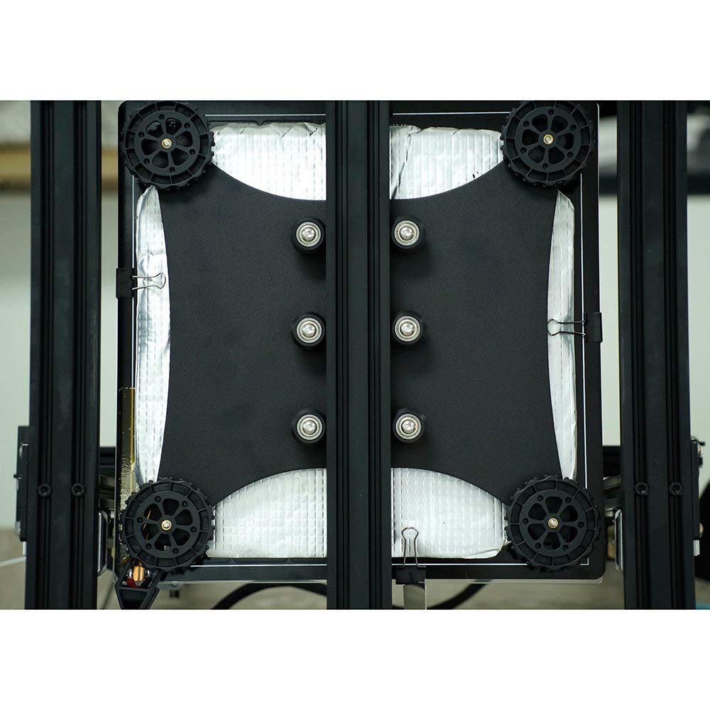 Befenybay 2pcs 3D Printer Heated Bed Insulation Lightweight Foam Foil 220x220x5mm (8.66x8.66x0.2 inch) Self-Adhesive Insulation Mat Sticker Hotbed Thermal Pad for Ender 3 (220x220x5mm) Befenybay