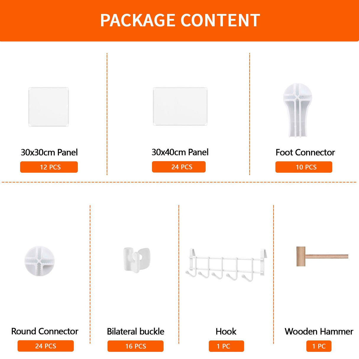 AWTATOS Closet Organizer 8 Cube Storage Shelves Closet Clothes Organizers and Storage Stackable Cubby Shelving for Closet Bedroom Living Room Office White AWTATOS