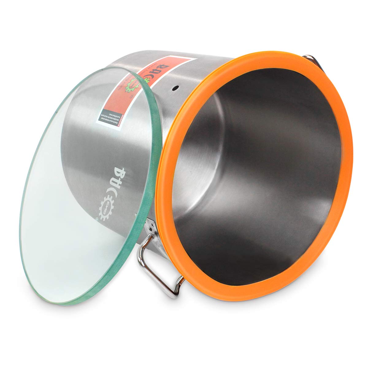 BACOENG 5 Gallon Tempered Glass Lid Stainless Steel Vacuum Chamber Perfect for Stabilizing Wood, Degassing Silicones, Epoxies and Essential Oils. BACOENG