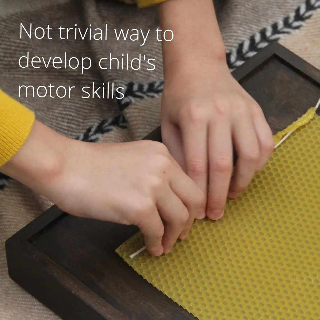 CraftersAvenue Beeswax Candle Making Kit - 16 Beeswax Sheets for Candle Making - Size 5 x 8 in - Make Your Own Rolled Candle - Candle Making Supplies - Beeswax Candle Making Set, yellow (16PBS) CraftersAvenue