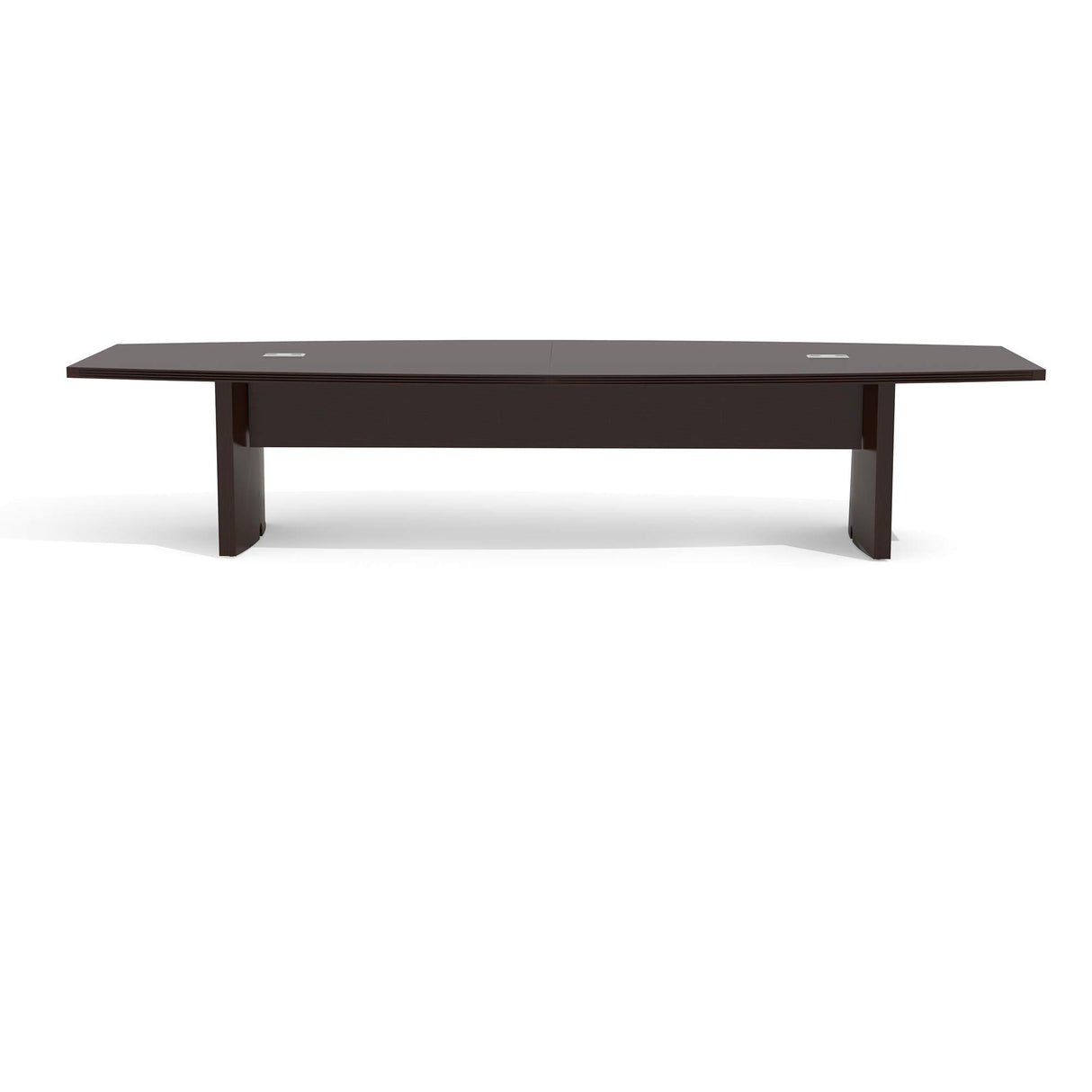Safco Aberdeen 12 ft Conference Table, Contemporary Laminate, for Modern Business and Meeting Rooms, Mocha Safco