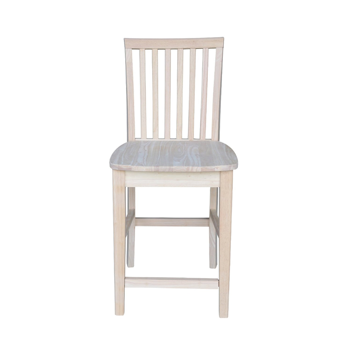 International Concepts 24-Inch Mission Stool, Unfinished IC International Concepts