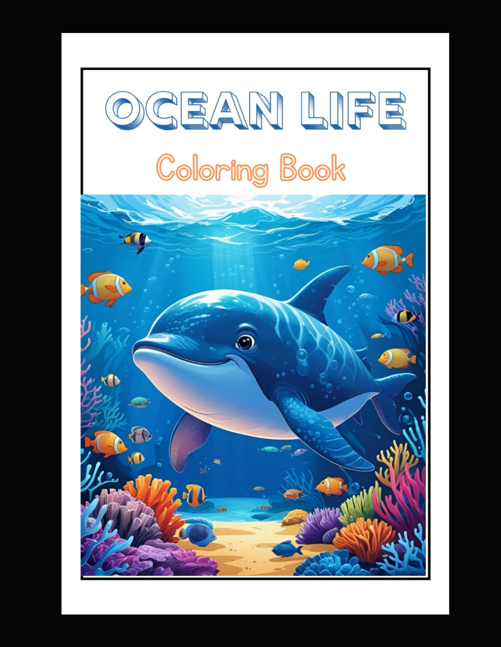 Ocean Life Coloring Book for Kids WoodArtSupply