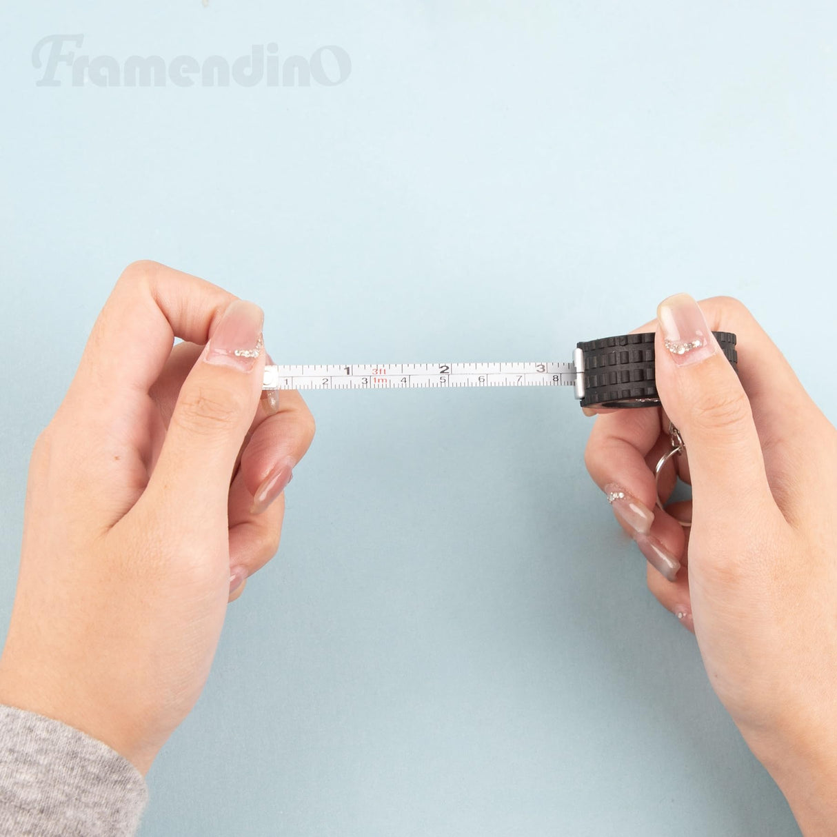 Framendino, 8 Pack Sublimation Measuring Tape Blanks Sewing Tape Measure 39.3 Inch Long for Office Framendino