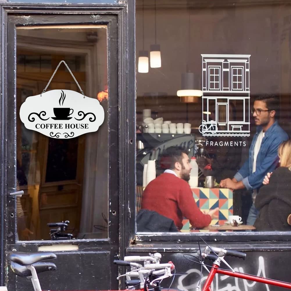 ZUYYON 3 Pcs Sublimation Blank Door Sign Aluminum Heat Transfer Door Hanger Double Side Printable Hanging Front Door Sign for DIY Crafts Foyer Garden Yard Bar Decor ZUYYON