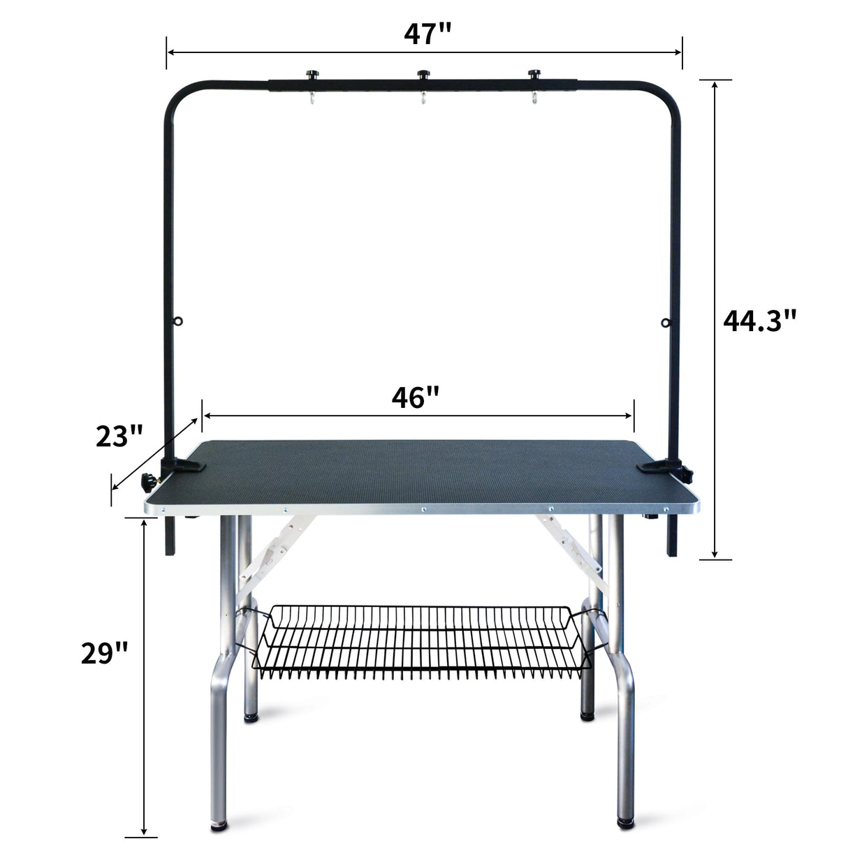SHELANDY 46-in Dog Grooming Table for Large Pets SHELANDY